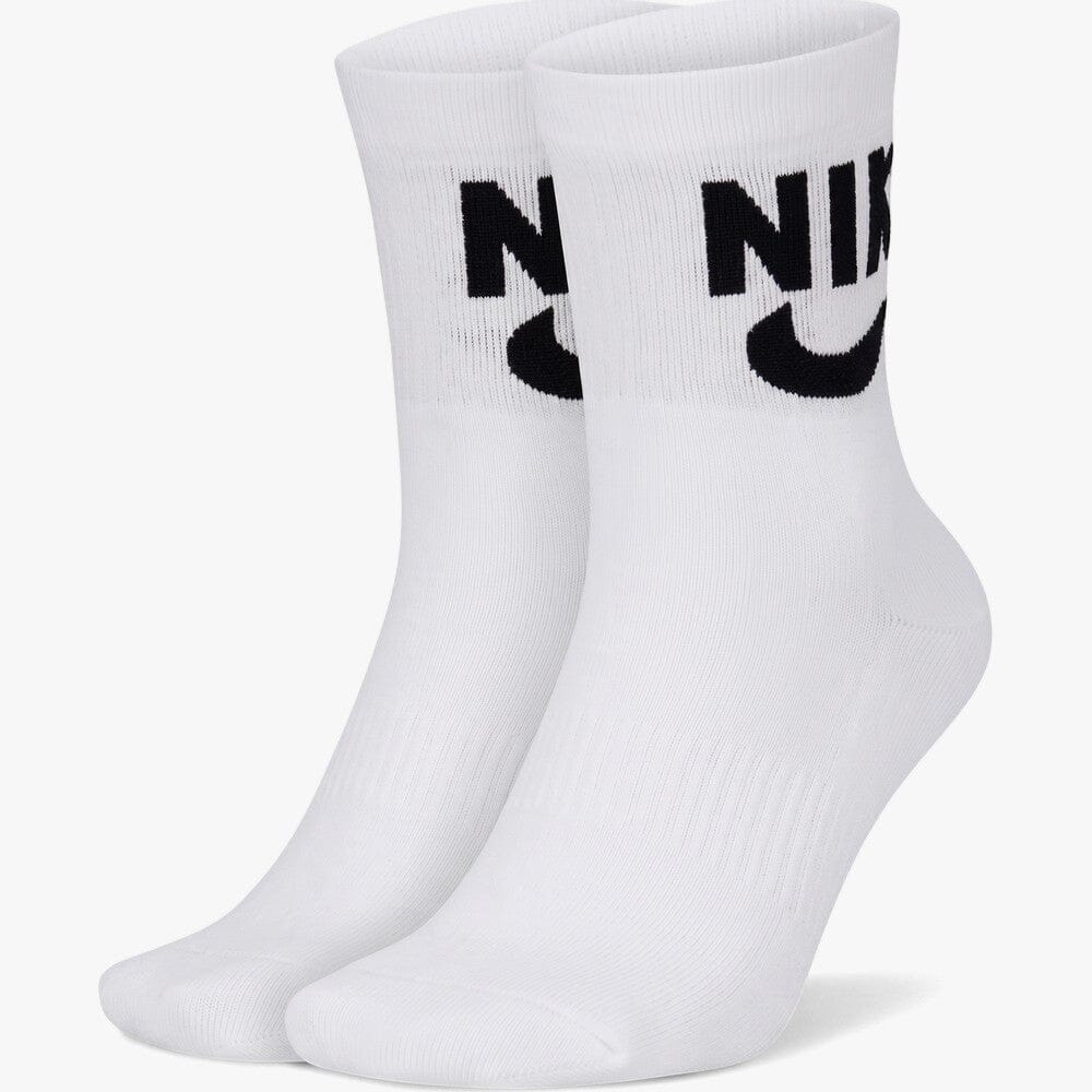 Nike Unisex 2Pack Ankle Socks White