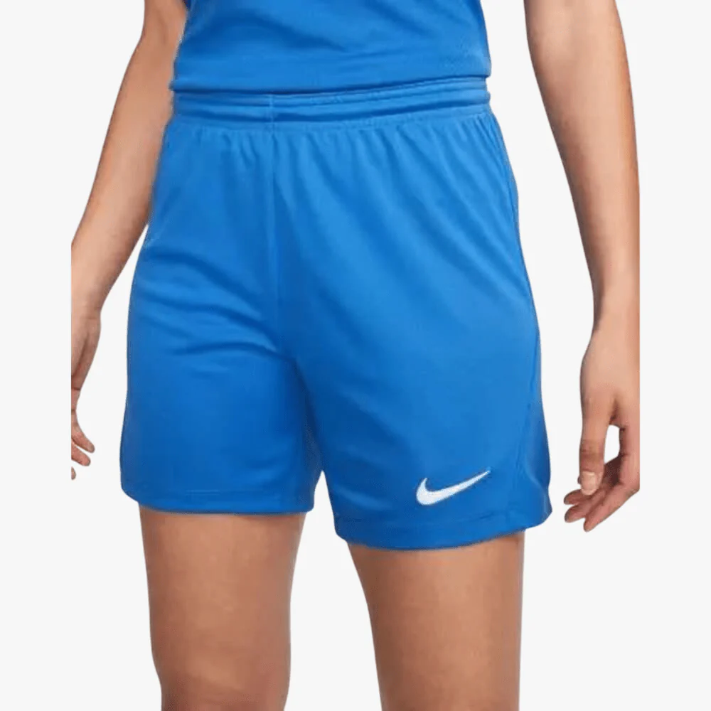 Nike Womens Df Park Iii Shorts White Blue