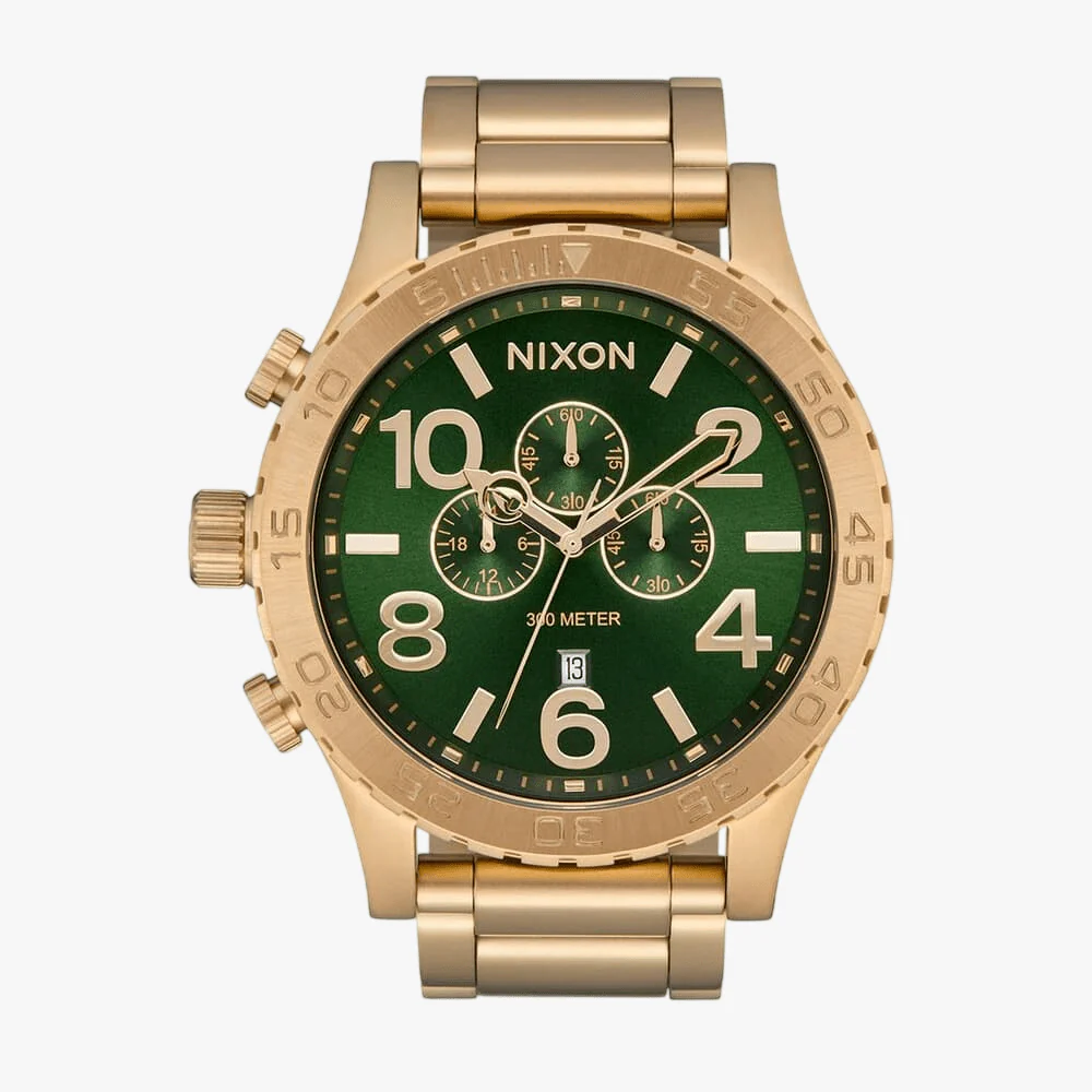 Nixon 51-30 Chrono Gold / Green Sunray