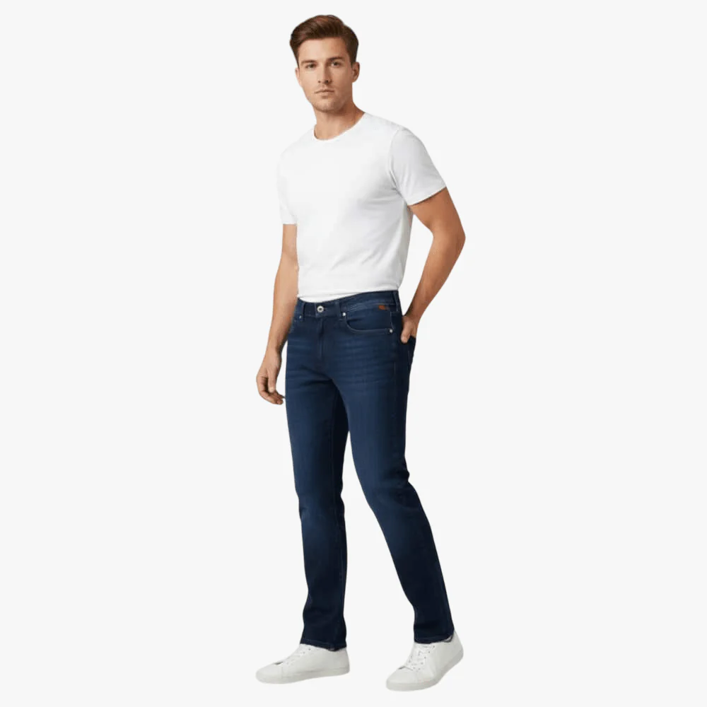No Rules Mens Stretch Denim Jeans Blue