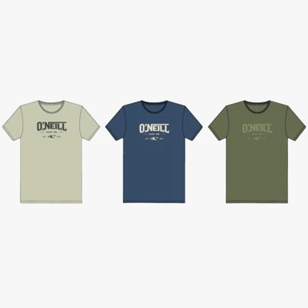 Oneill Mens Locked Short Sleeve Tee Fatigue
