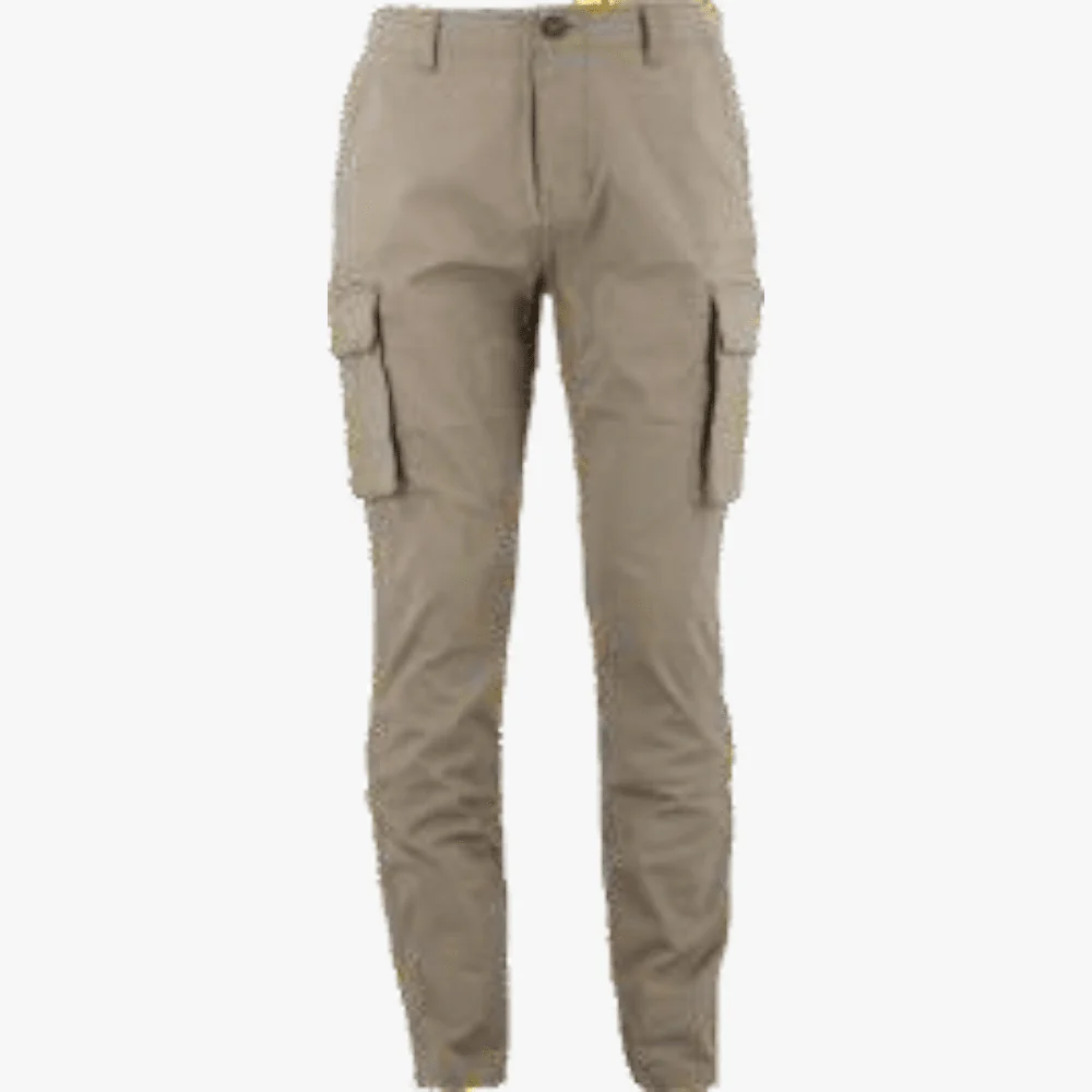 Pierre Cardin Mens Cargo Pants Pewter