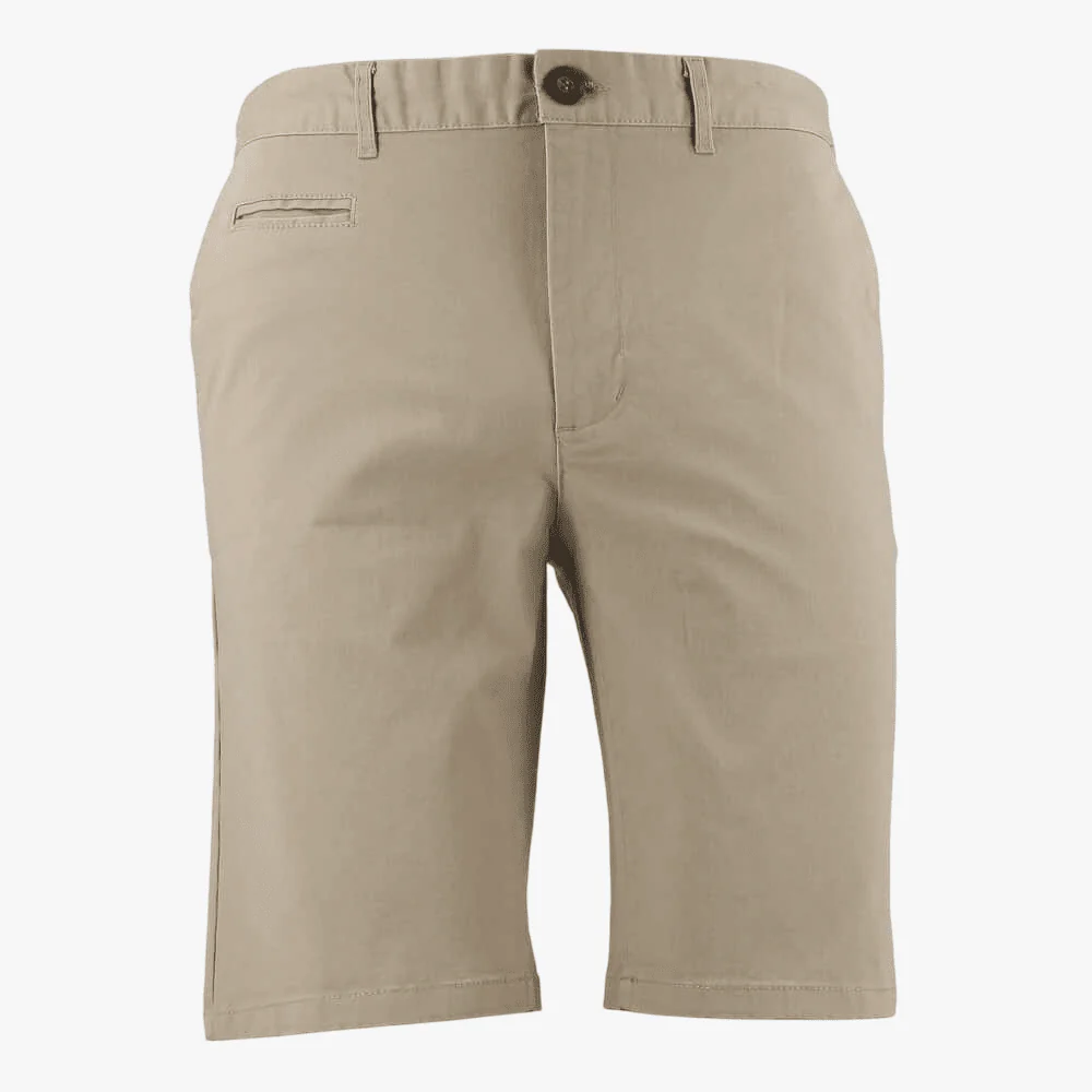 Pierre Cardin Mens Chino Shorts Stone
