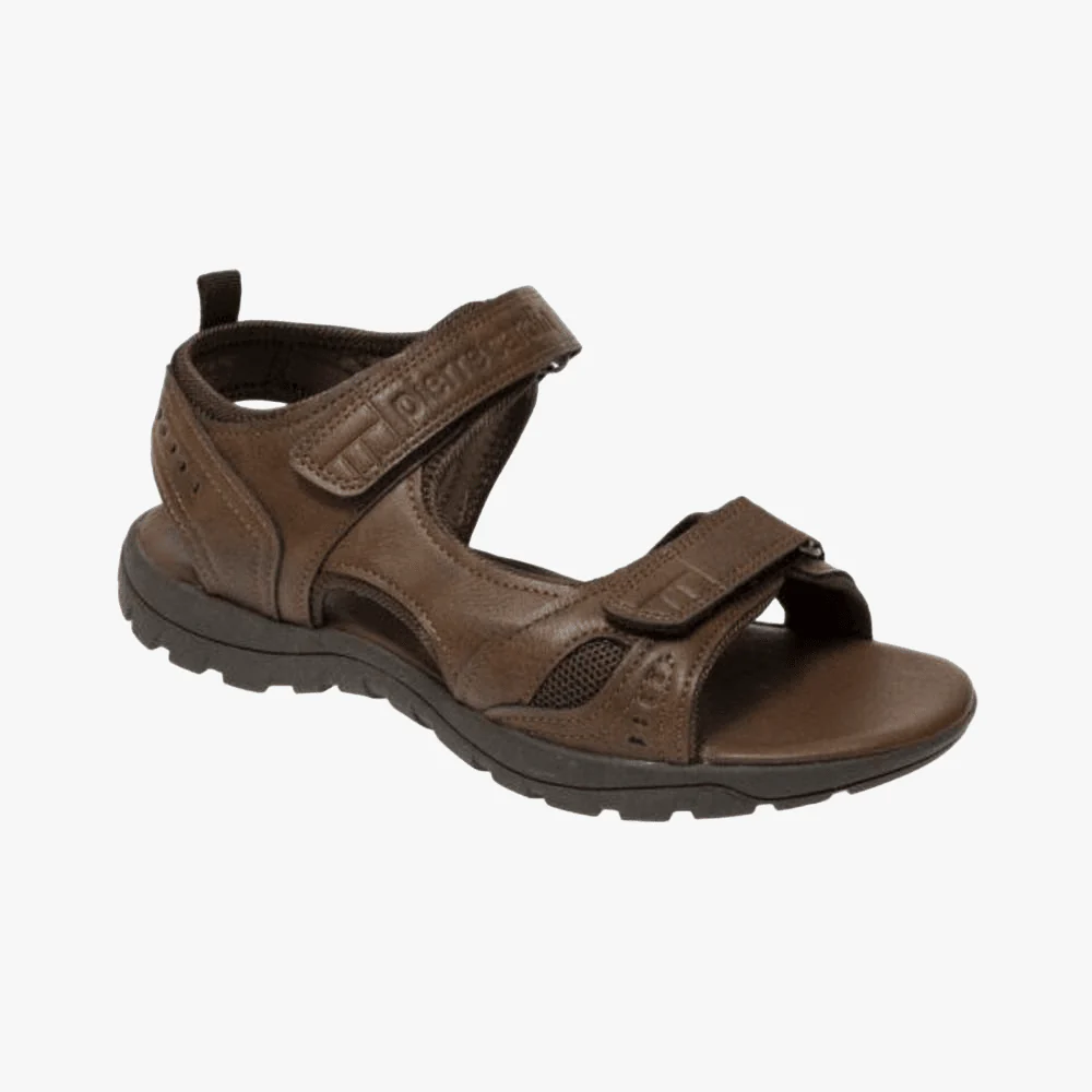 Pierre Cardin Mens Jason Sandal Brown