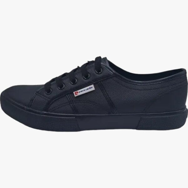 Pierre Cardin Mens Justin Pu Leather Sneaker Black - Image 4