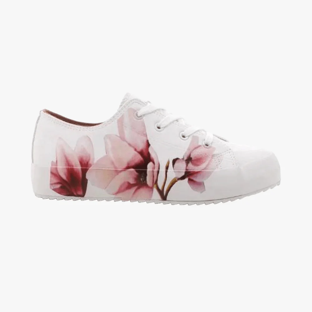 Pierre Cardin Womens Gardin 1 Sneaker White Pink