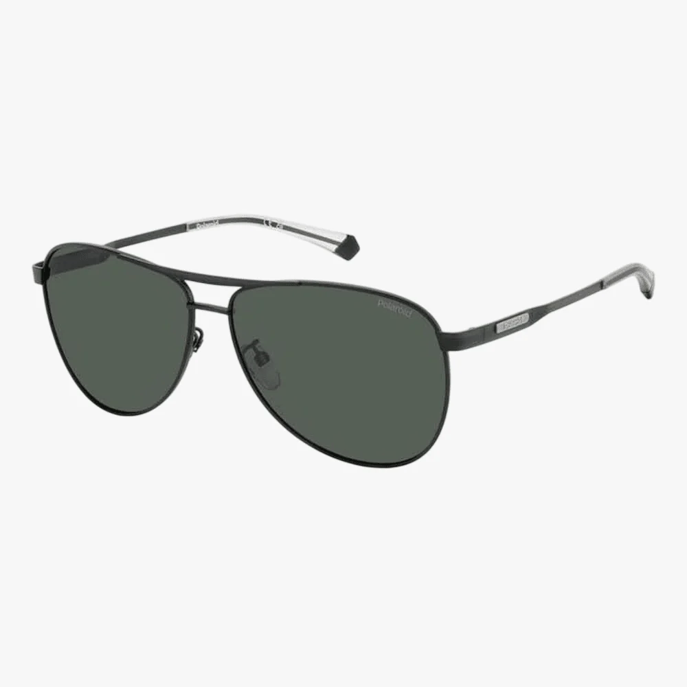 Polaroid Mens 2160 Steel Frame Sunglass Black