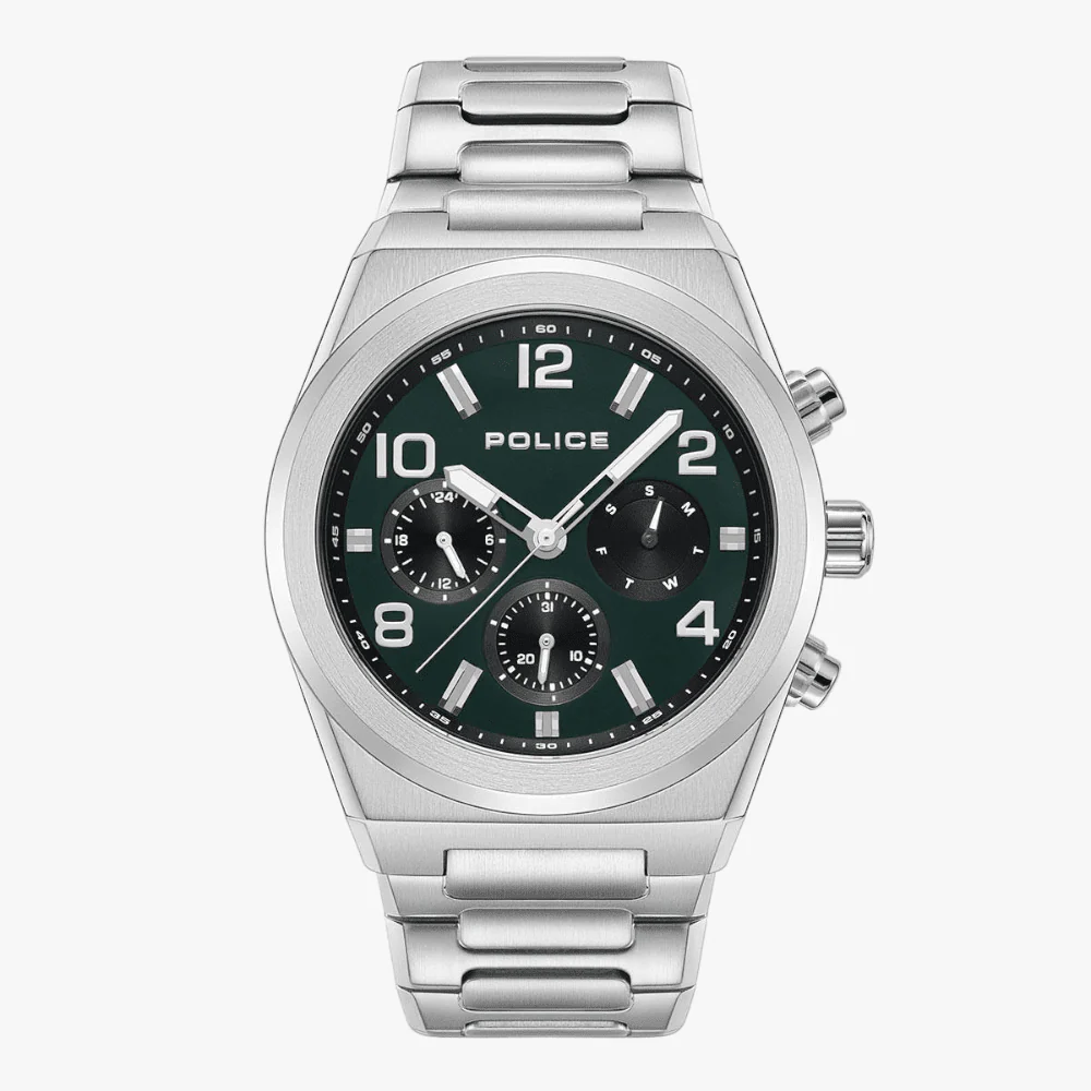 Police Mens Salkantay Watch Stainless Steel Strap