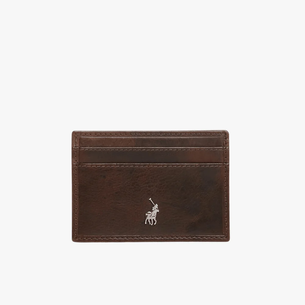 Polo Etosha Small Money Clip Wallet Brown