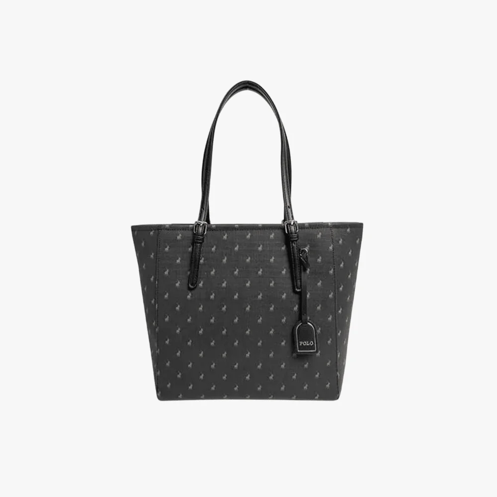 Polo Iconic Medium Tote Handbag Black