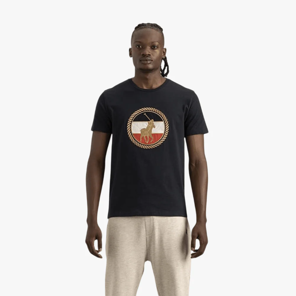 Polo Mens Crest Short Sleeve Tee Navy