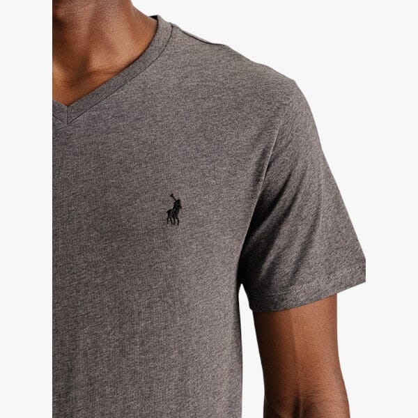 Polo Mens Crew Neck Short Sleeve Tee Charcoal - Image 4