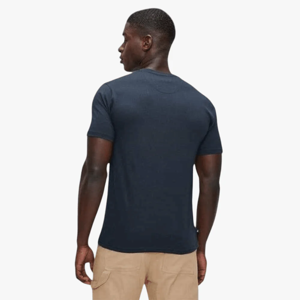 Polo Mens Logo Block Printed Short Sleeve Tee Navy - Image 2