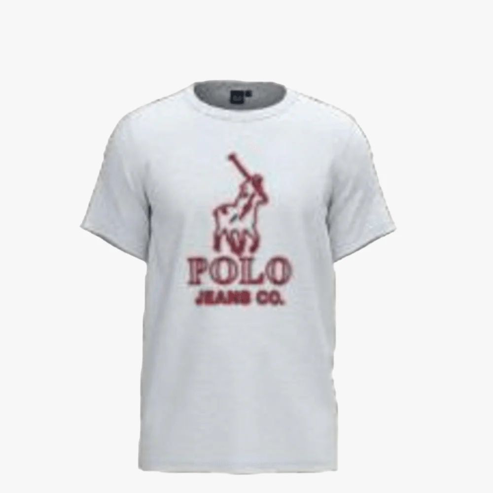 Polo Mens Pjc Glow Logo Short Sleeve Tee White