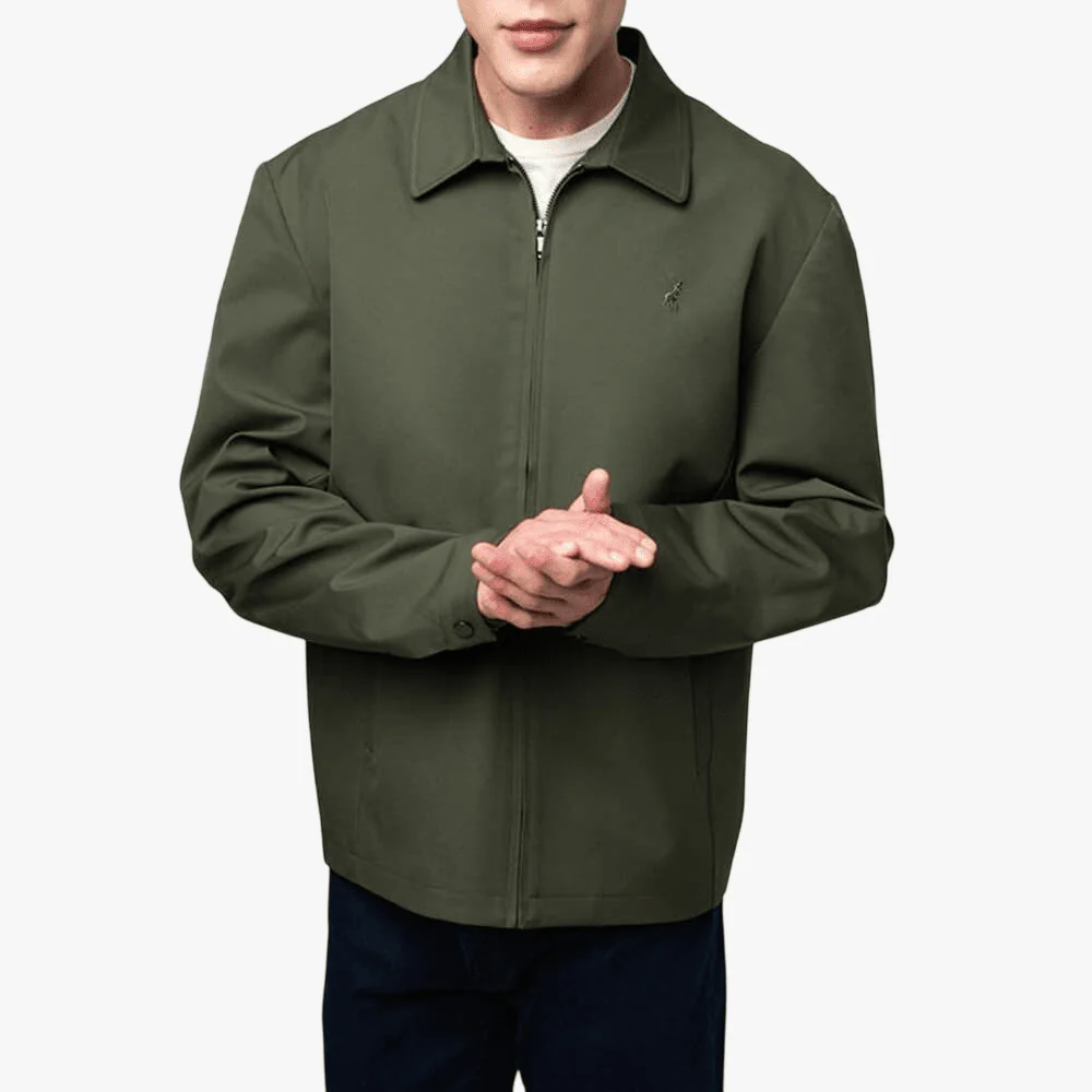 Polo Mens Tech Harrington Jacket Fatigue