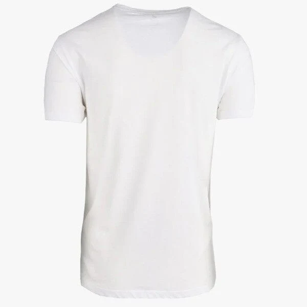 Polo Mens V-Neck Short Sleeve Tee White - Image 3