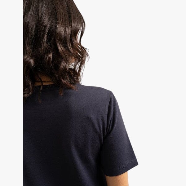 Polo Womens Allie Small Pony Stretch Short Sleeve Tee Navy - Image 4