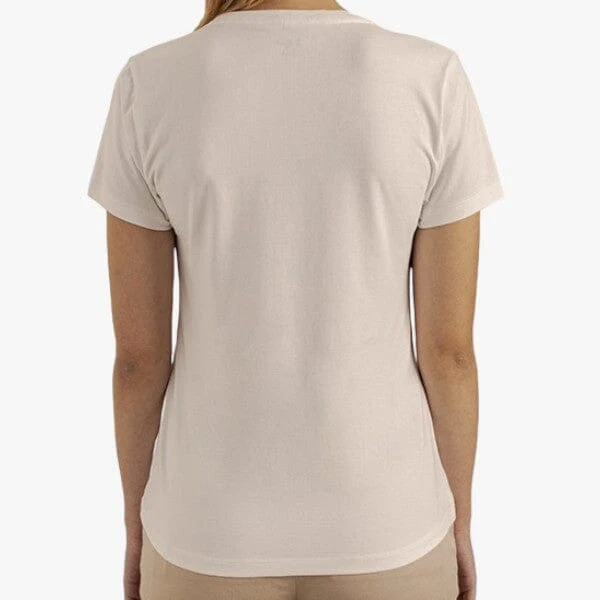 Polo Womens Allie Small Pony Stretch Short Sleeve Tee White - Image 3