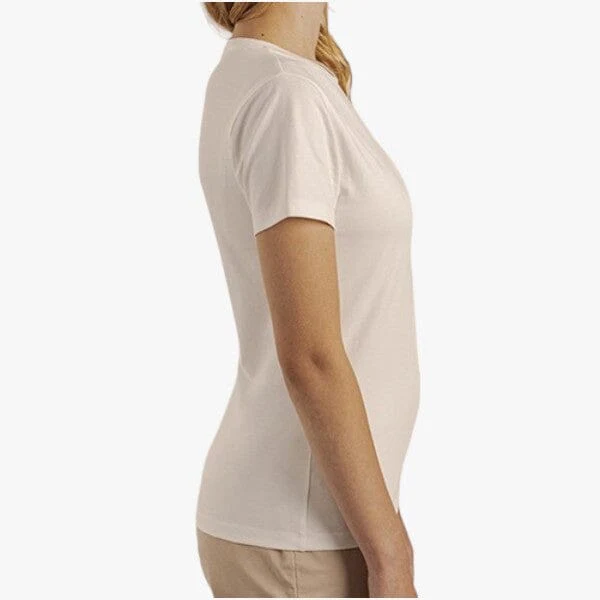 Polo Womens Allie Small Pony Stretch Short Sleeve Tee White - Image 4