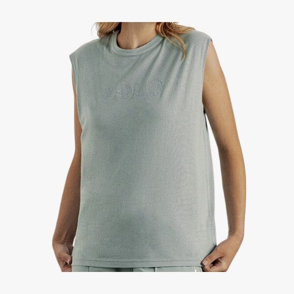 Polo Womens Bianca Embroid Short Sleeve Tee Blue - Image 2