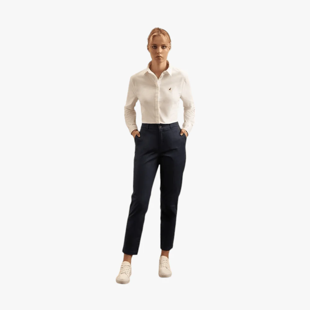 Polo Womens Chino Pants Navy