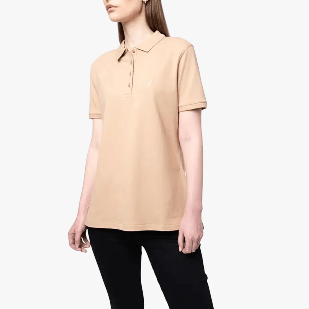 Polo Womens Margot Short Sleeve Golfer Taupe