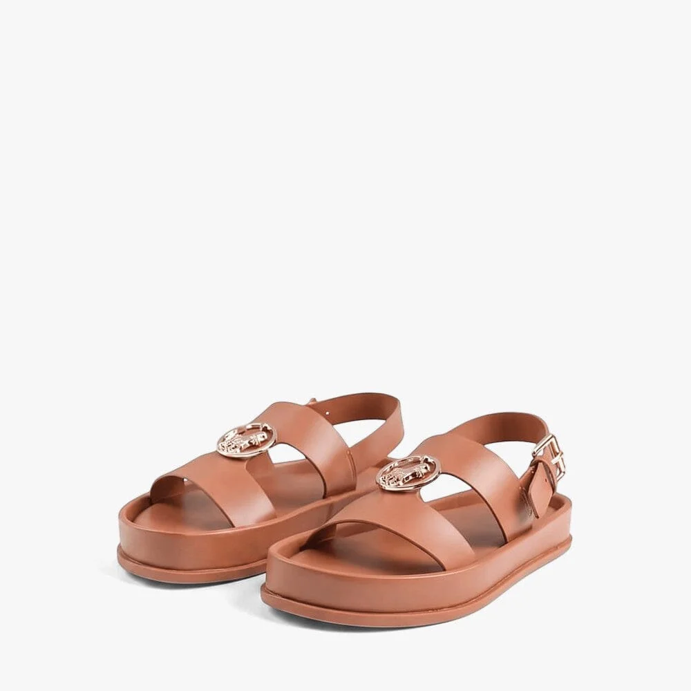 Polo Womens Moulded Trim Sandal Tan