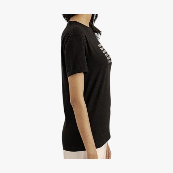 Polo Womens Olivia Embroid Short Sleeve Tee Black - Image 3