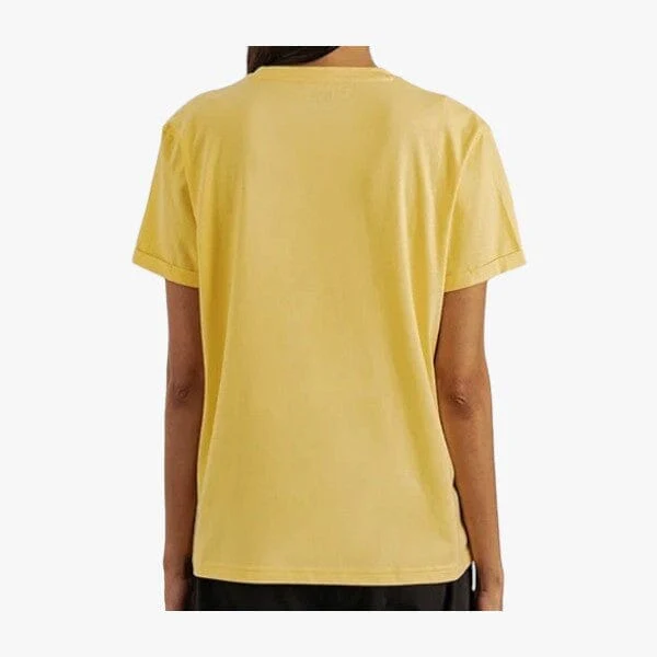Polo Womens Olivia Embroid Short Sleeve Tee Yellow - Image 5