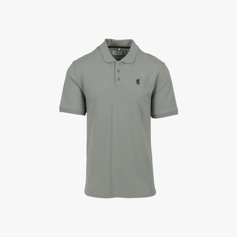 Pringle Mens Austyn Core Pima Pique Short Sleeve Golfer Sage