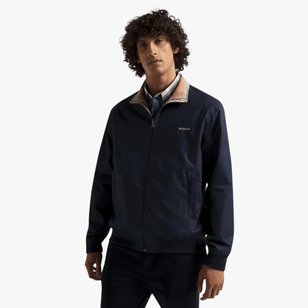 Pringle Mens Larry Harrington Revwrsable Jacket Navy