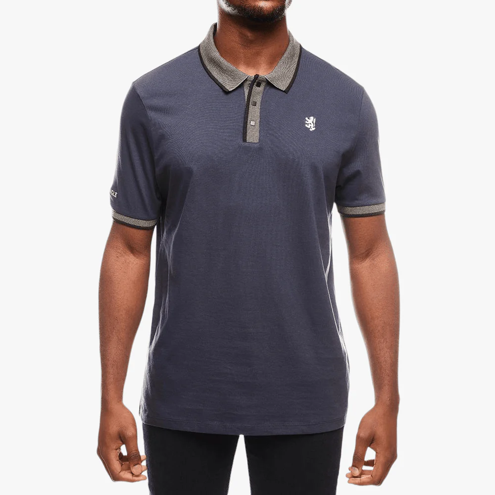Pringle Mens Single Jersey Short Sleeve Core Golfer Navy