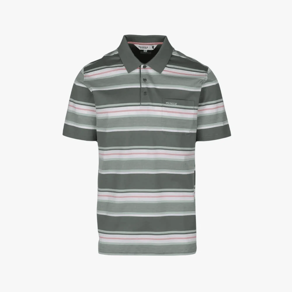 Pringle Mens Stephen Mercerised Golfer Green