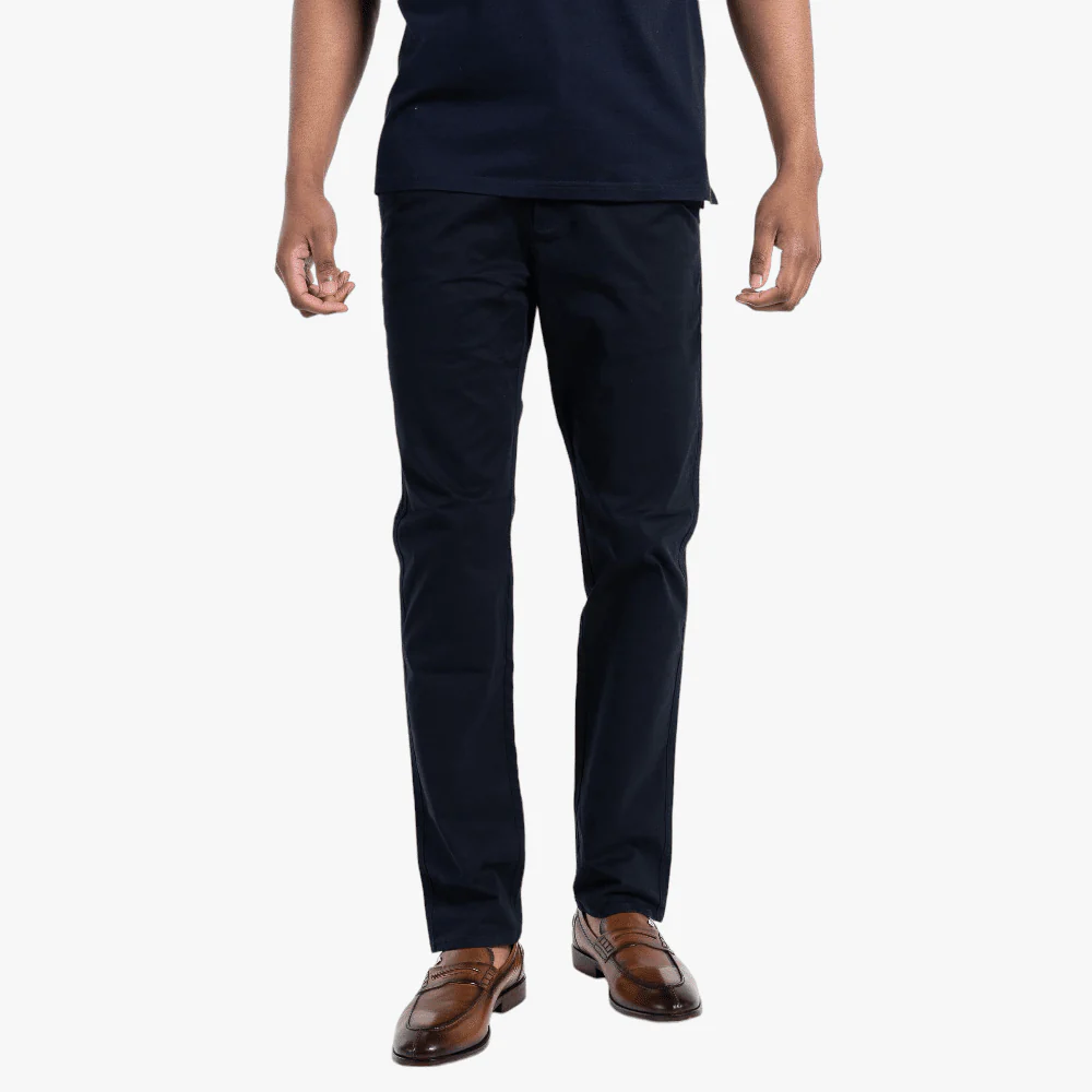 Pringle Mens Tailored Slim Fit Chino Pants Black