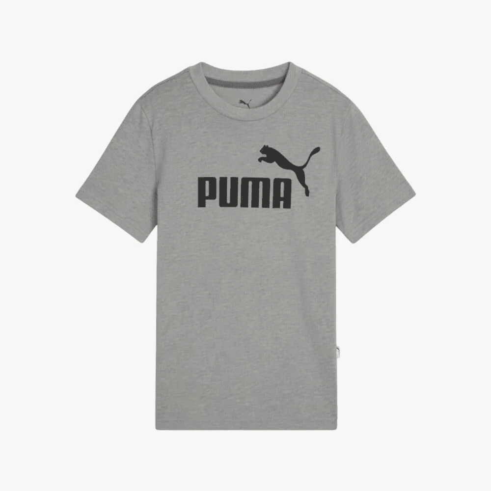 Puma Boys Ess No 1 Logo Short Sleeve Tee Black