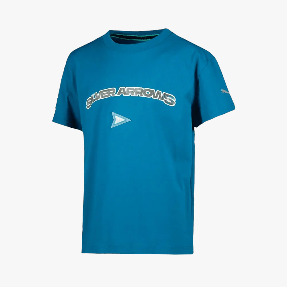 Puma Kids Mapm Street Short Sleeve Tee Digi Blue
