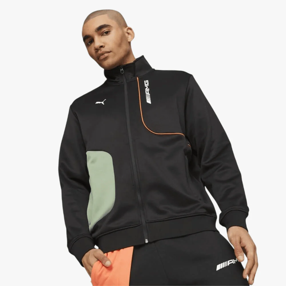 Puma Mens Amg Track Jacket Black
