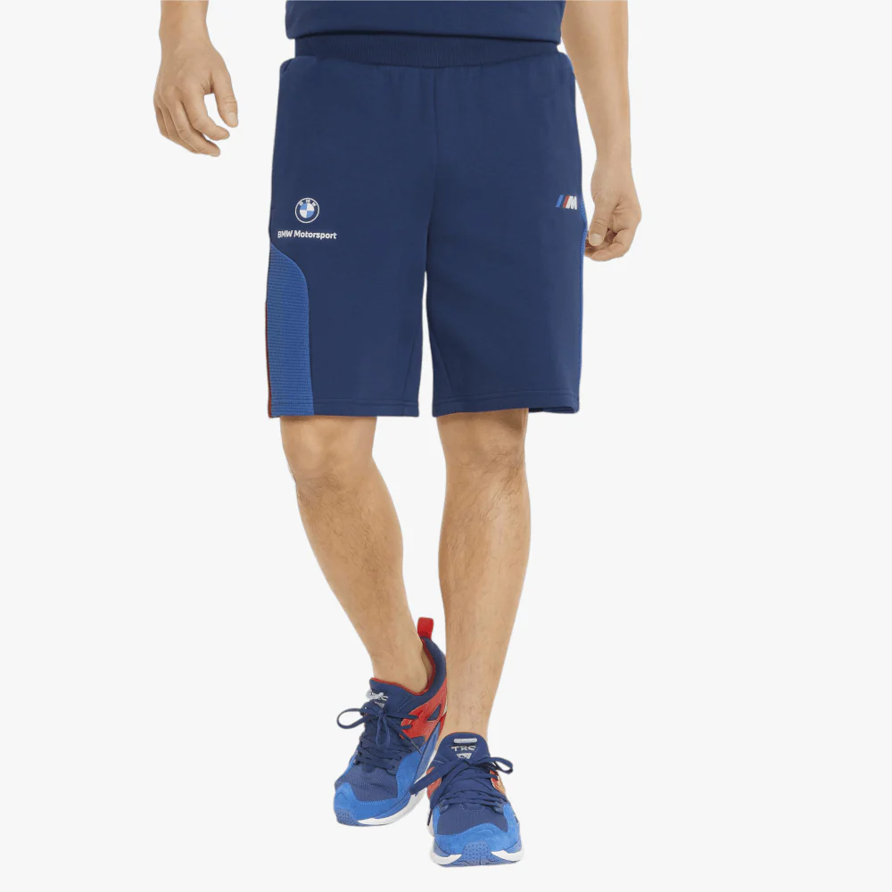 Puma Mens Bmw Mms Sweat Shorts Estate Blue