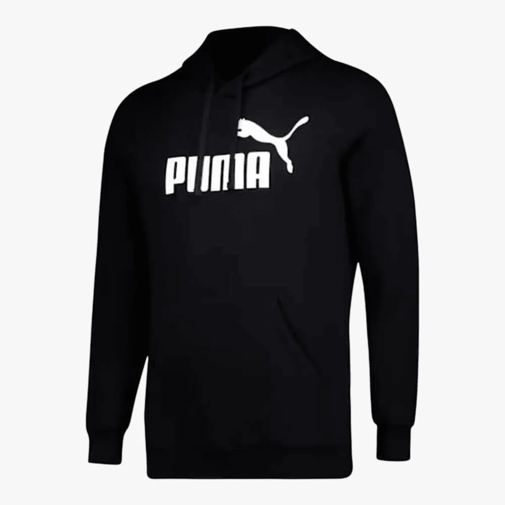 Puma Mens Ess No 1 Logo Hoodie Black