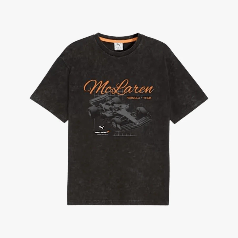 Puma Mens Mclaren Graphic Short Sleeve Tee Black