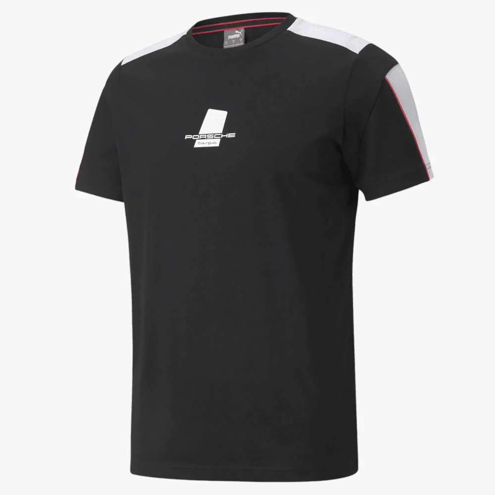 Puma Pl Porsche Mens T7 Short Sleeve Tee Black