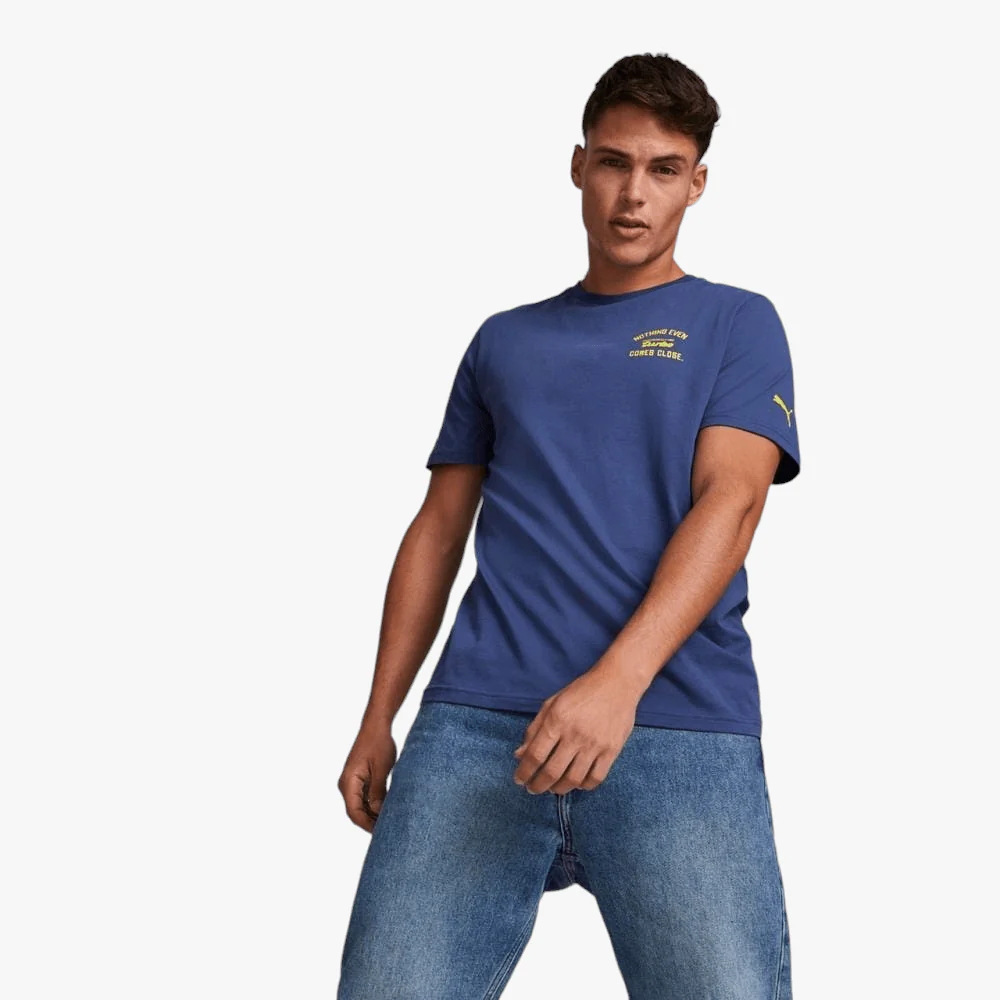 Puma Porsche Pl Graphic Short Sleeve Tee 1 Blazing Blue
