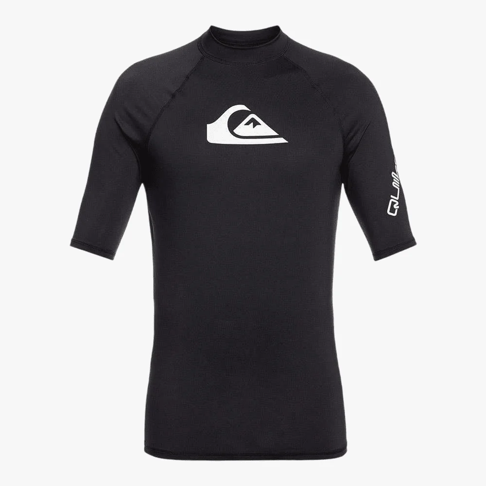 Quiksilver Mens All Time Short Sleeve Rashvest Insignia Blue