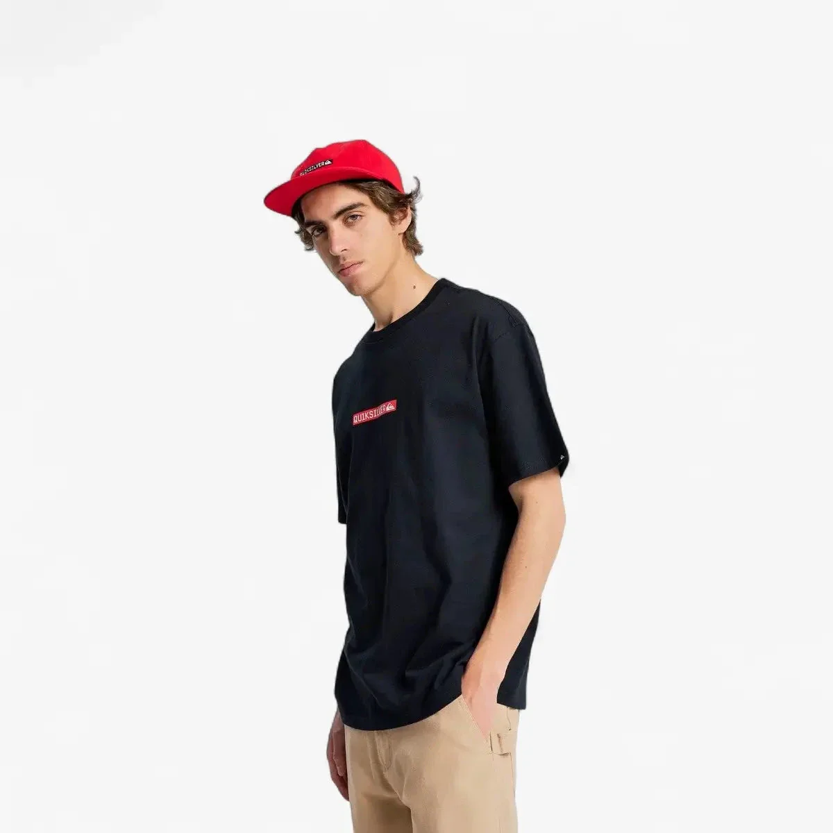 Quiksilver Mens Dna Clicker Short Sleeve Tee Black - Image 4
