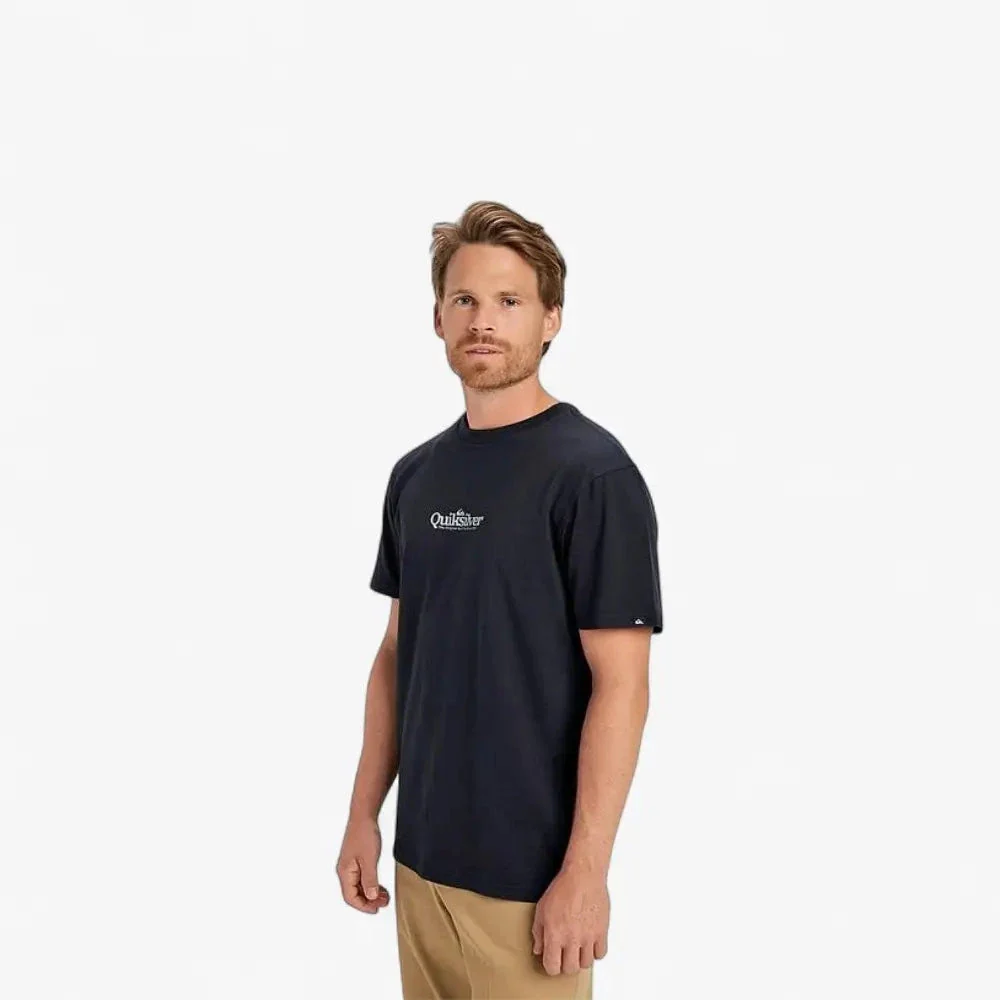 Quiksilver Mens Fineline Short Sleeve Tee Black - Image 2