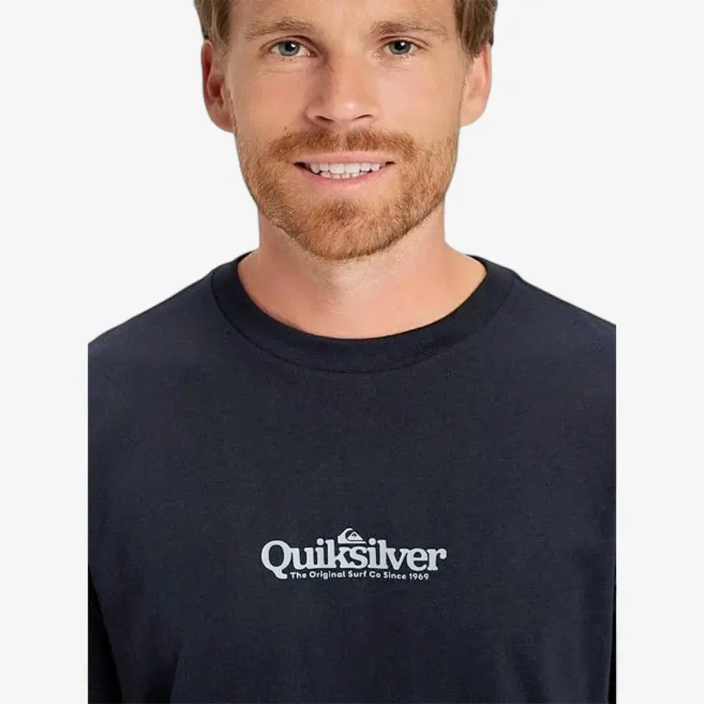 Quiksilver Mens Fineline Short Sleeve Tee Black - Image 3