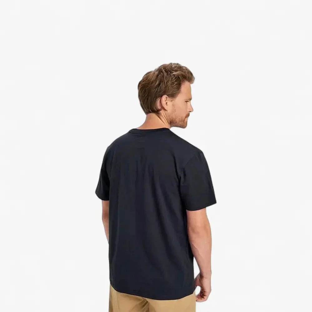 Quiksilver Mens Fineline Short Sleeve Tee Black - Image 4