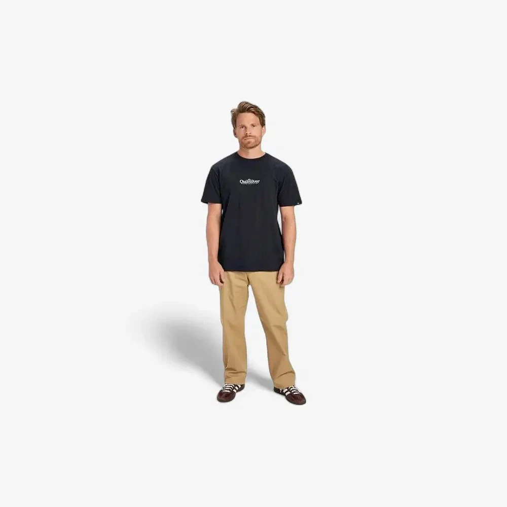Quiksilver Mens Fineline Short Sleeve Tee Black - Image 5