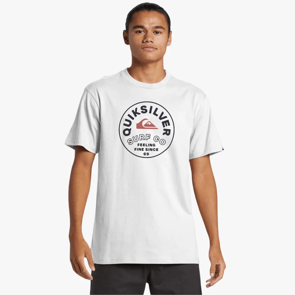 Quiksilver Mens Timeless Short Sleeve Tee White