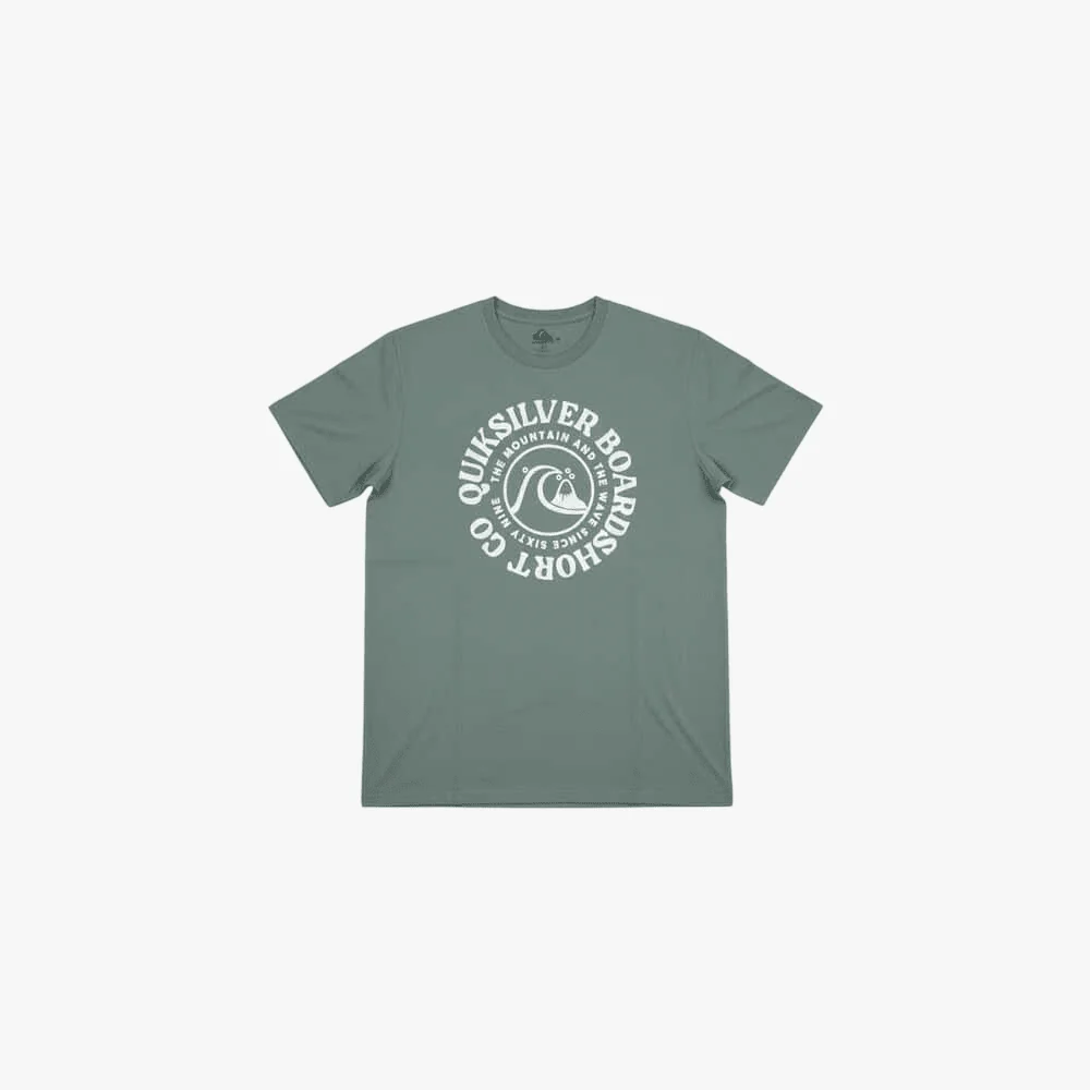 Quiksilver Mens Too Fine Short Sleeve Tee Pine Grey